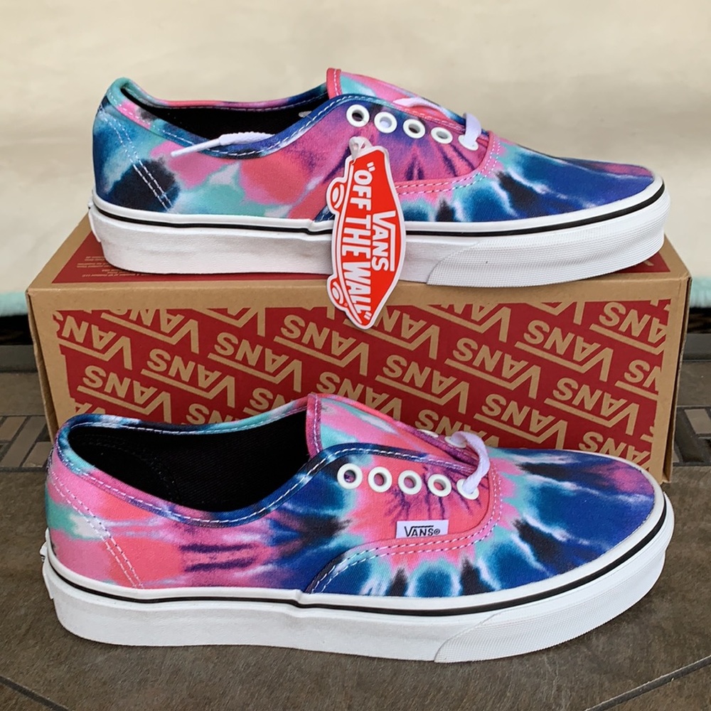 VANS AUTHENTIC TIE DYE MULTI/TRUE WHITE WMNS - Picture 3 of 15